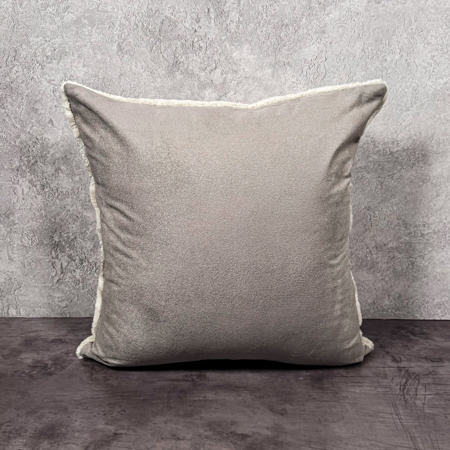 Striped Pillow Cover - Grey