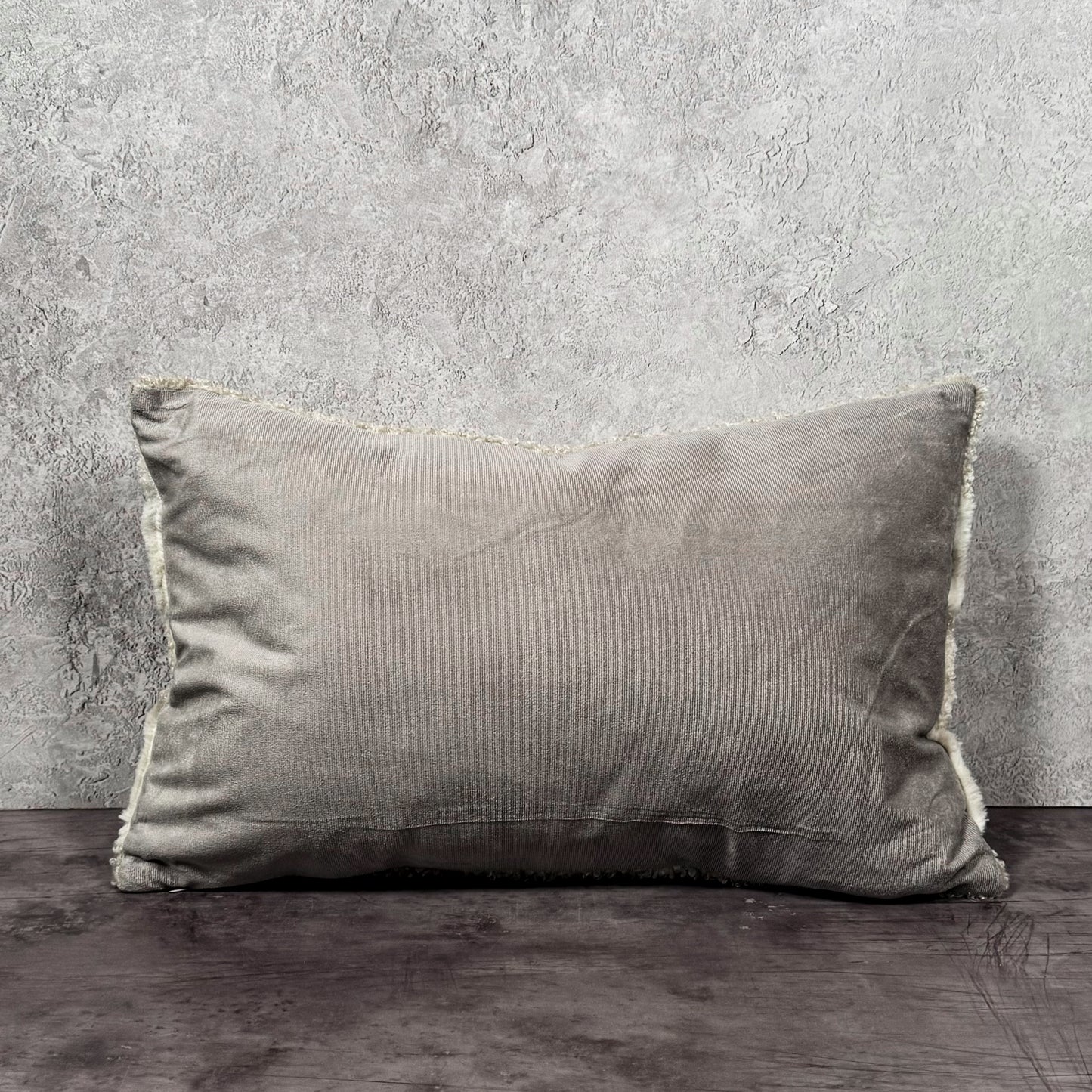 Striped Pillow Cover - Grey