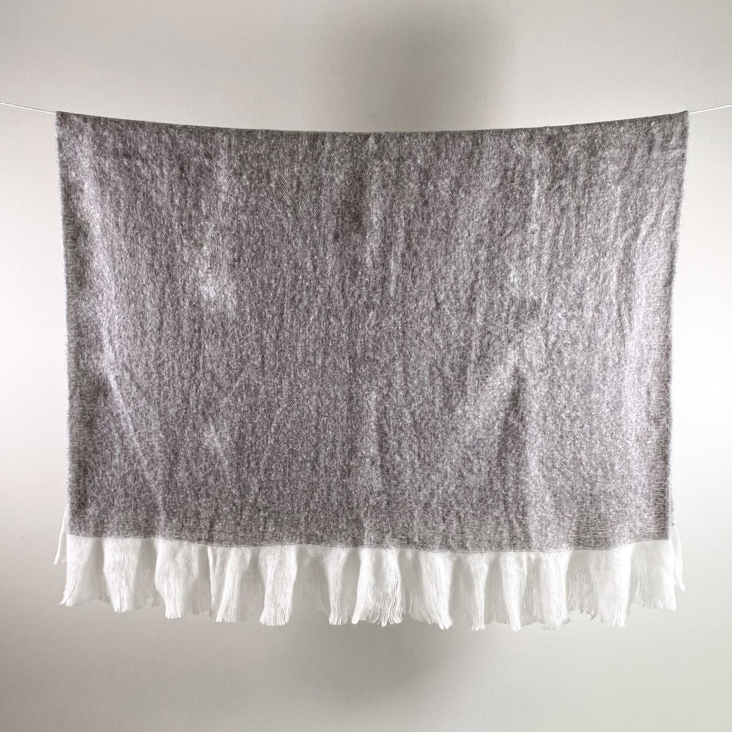 Fluffy Throw Blanket - Grey