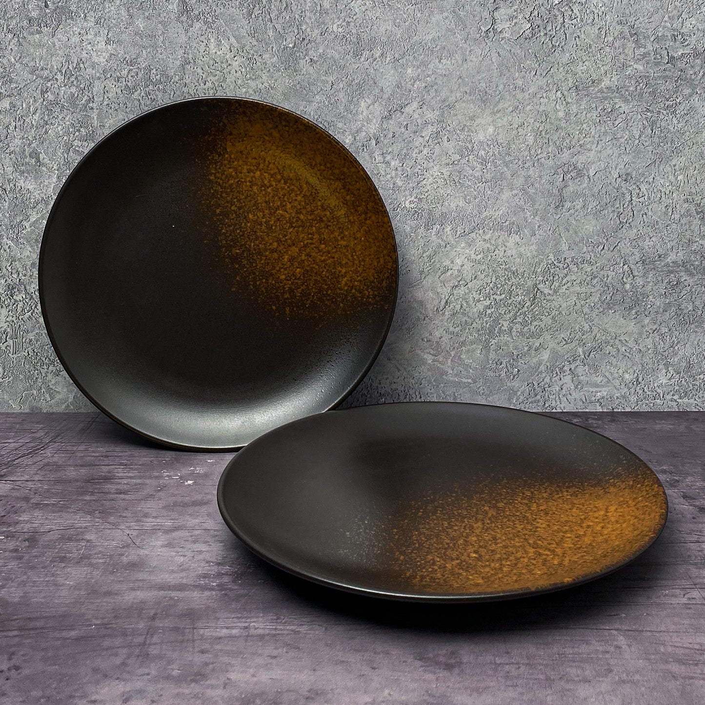 Ceramic Dinner Plate - Rust