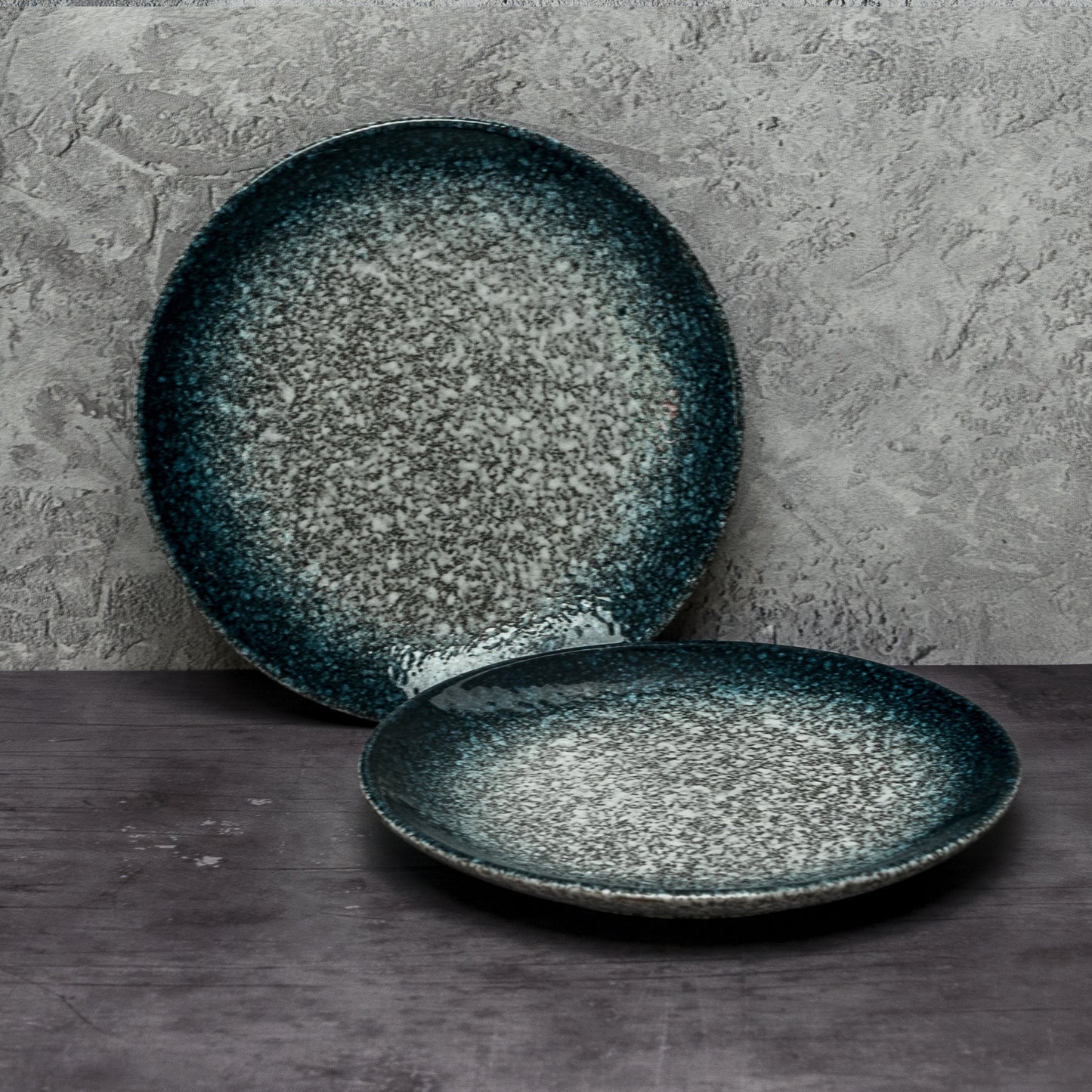 Ceramic Snack Plate - Cobalt