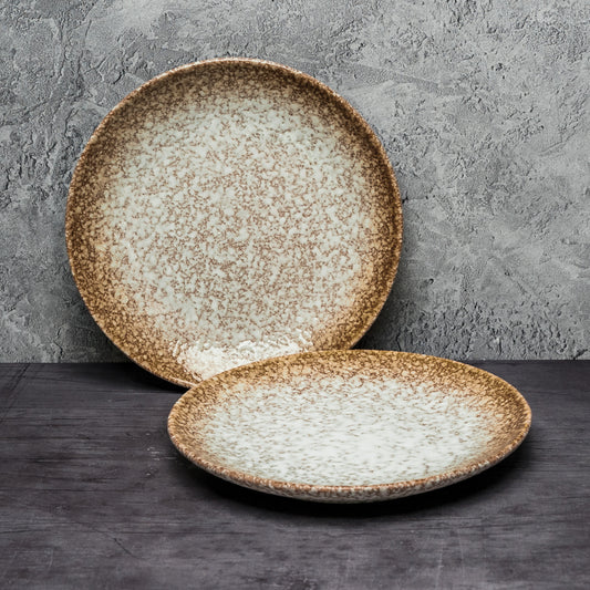 Ceramic Snack Plate - Ochre