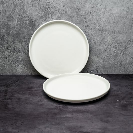 Ceramic Salad Plate - White
